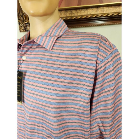 Roundtree & Yorke Mens Size XL  Polo Shirt Short Sleeve Performance New -25 - Picture 3 of 9
